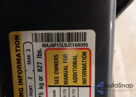 2018 Ford Ecosport Ses из США, поврежденный, VIN MAJ6P1CL9JC168095